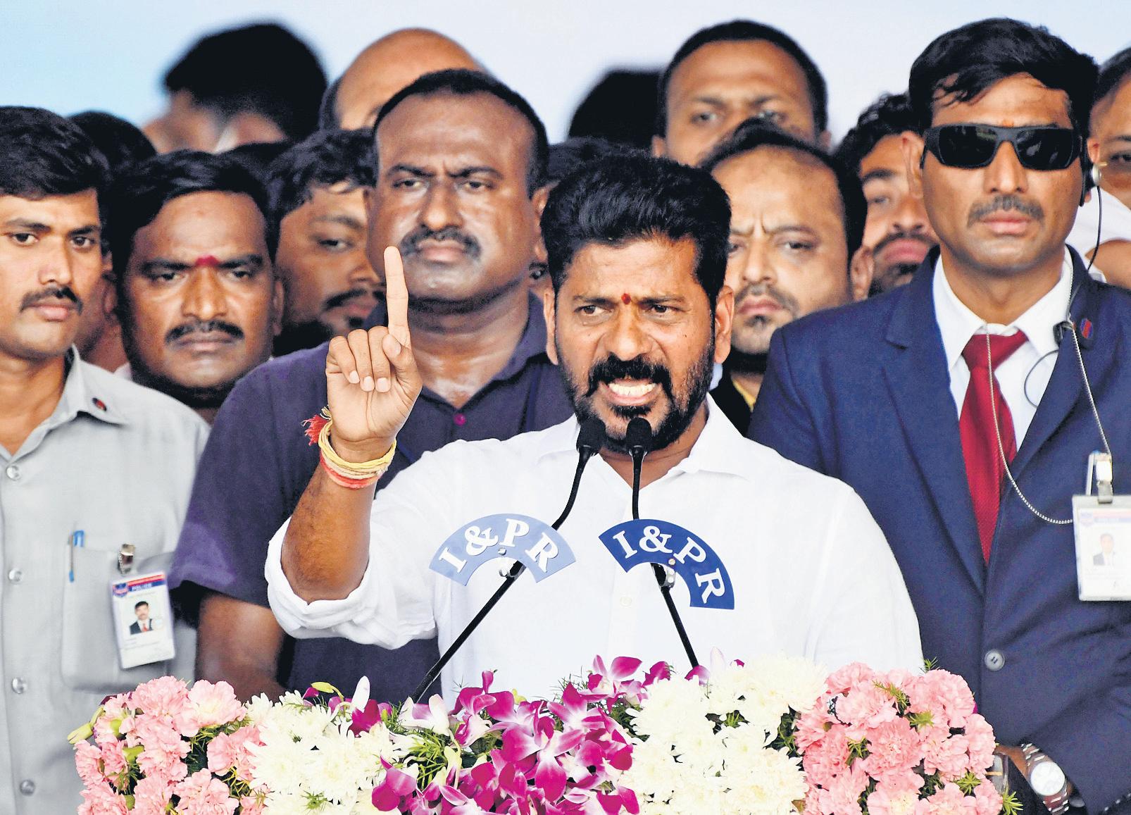 REVANTH-REDDY-TAKES-CHARGE-AS-NEW-TELANGANA-CM